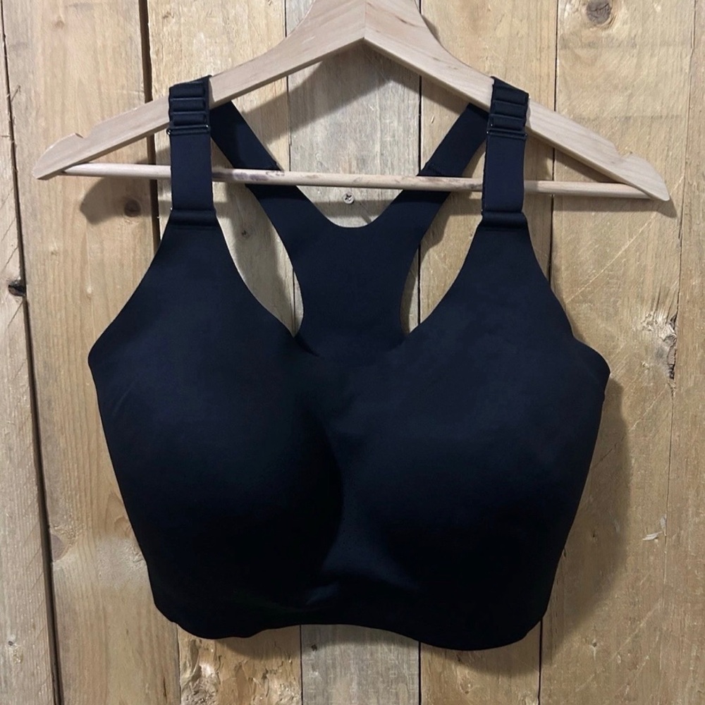 Brooks Black High Support Racerback Sports Bra